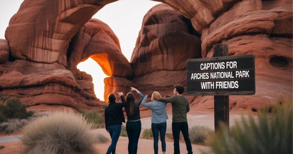 Captions For Arches National Park With Friends