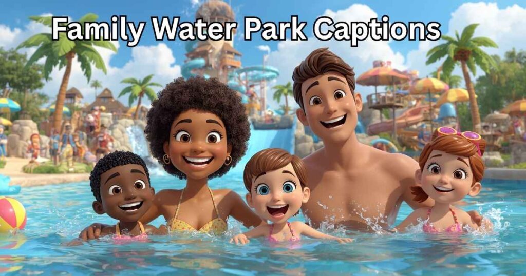 Family Water Park Captions