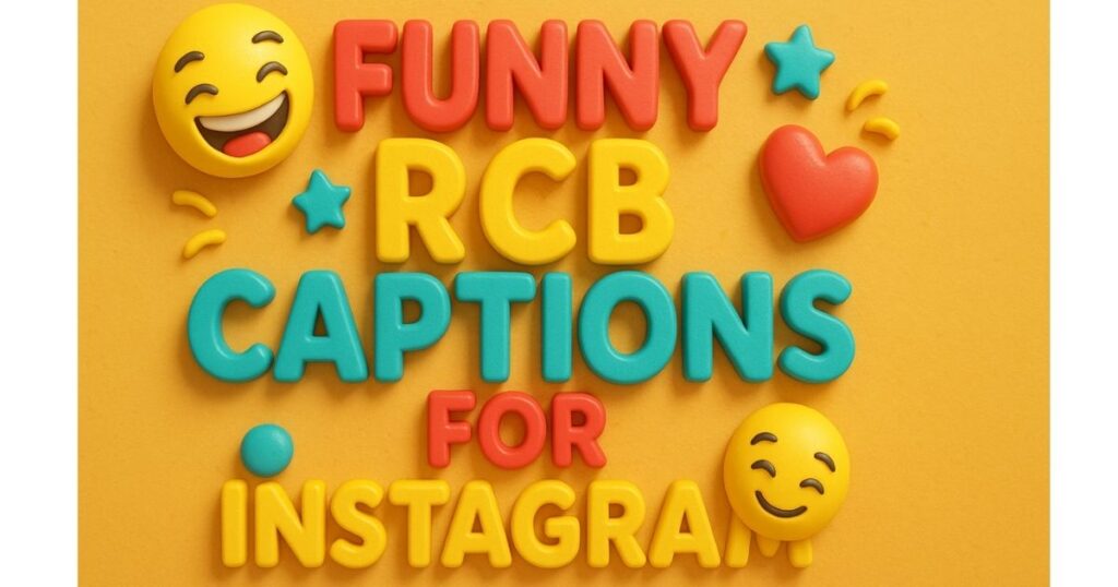 Funny RCB captions for Instagram