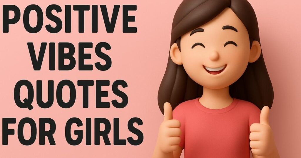 Positive Vibes Quotes for Girls