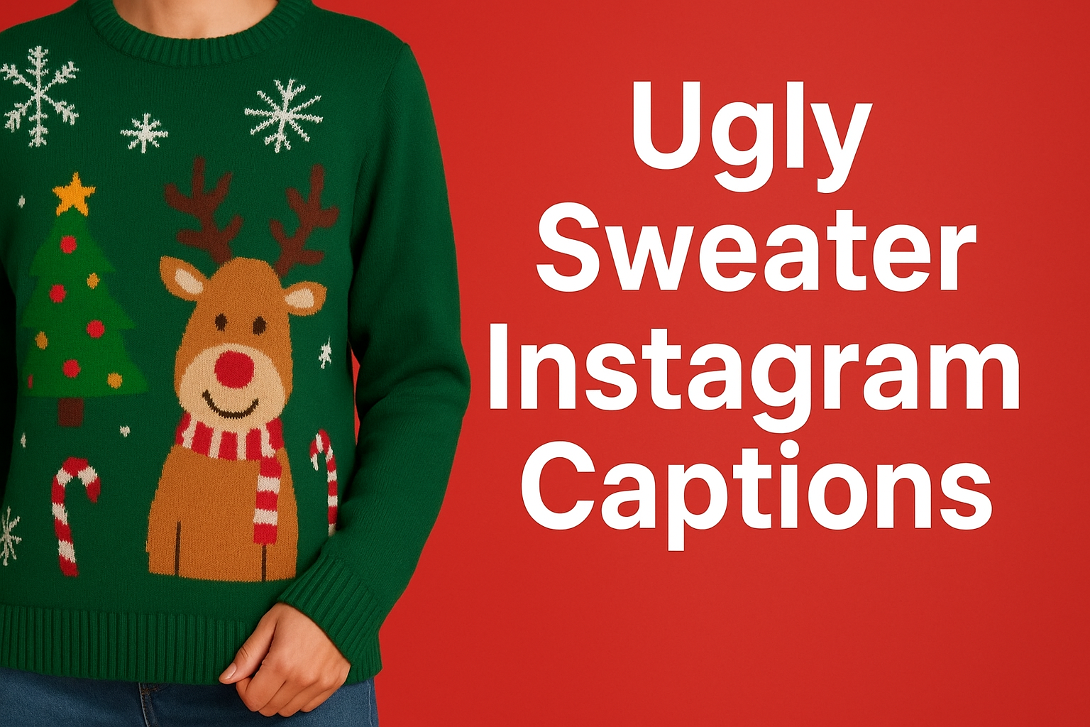 Ugly Sweater Instagram Captions