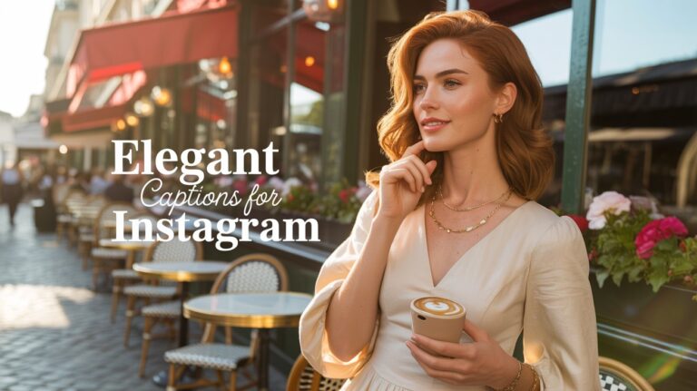 elegant captions for instagram
