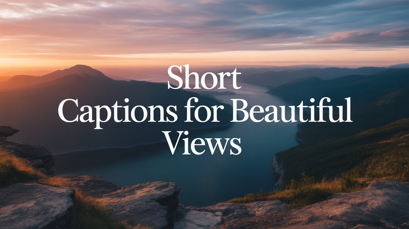 short captions for beautiful views