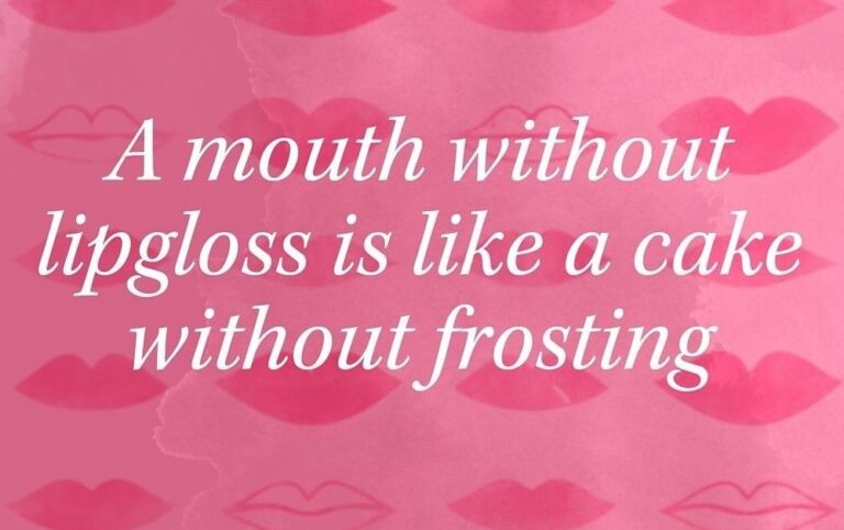 Pink Lipstick Quotes