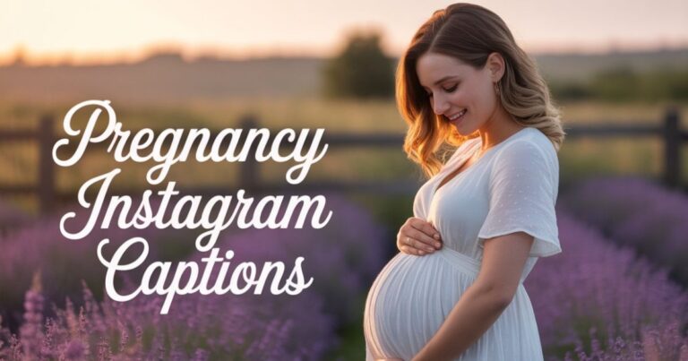 pregnancy instagram captions