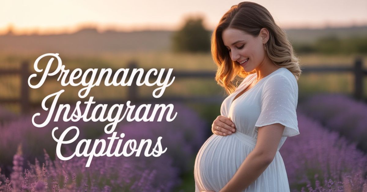 pregnancy instagram captions