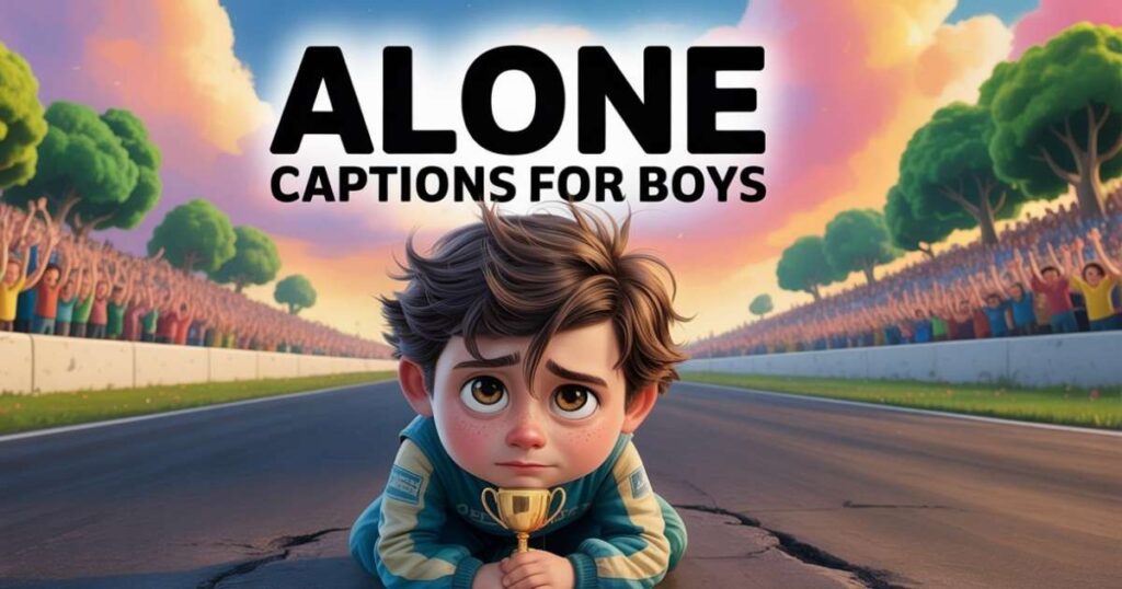 Alone Captions For Boys