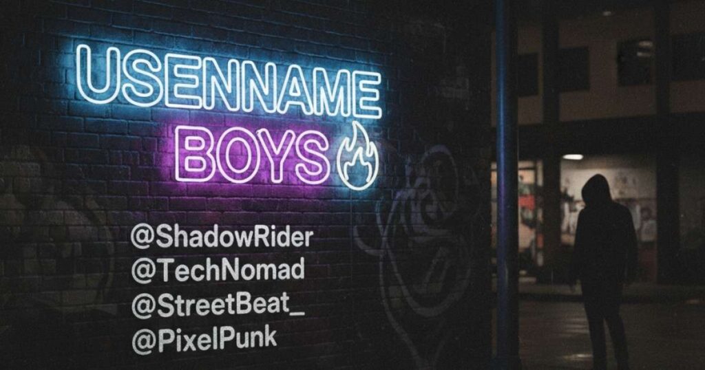 Cool Instagram Username for Boys