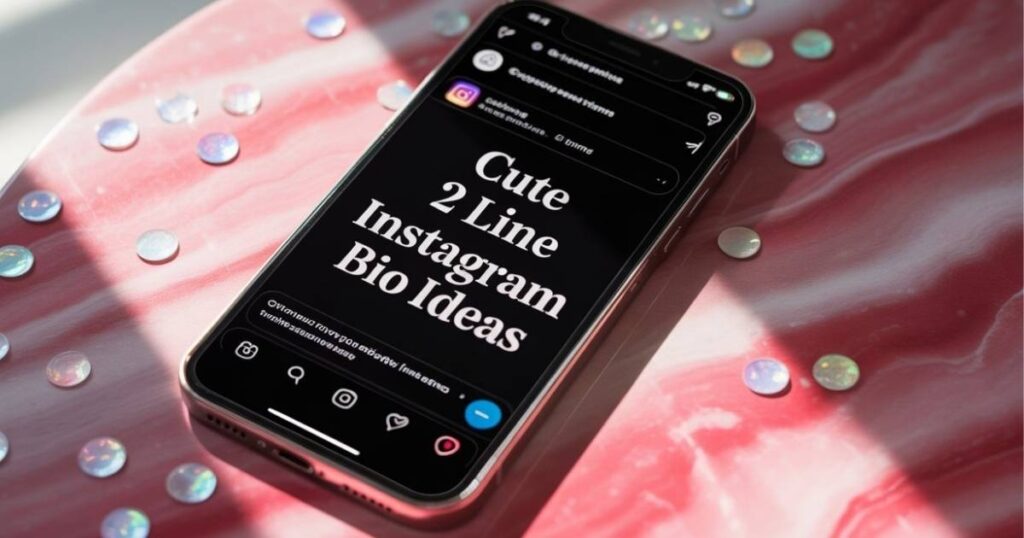 Cute 2 Line Instagram Bio Ideas