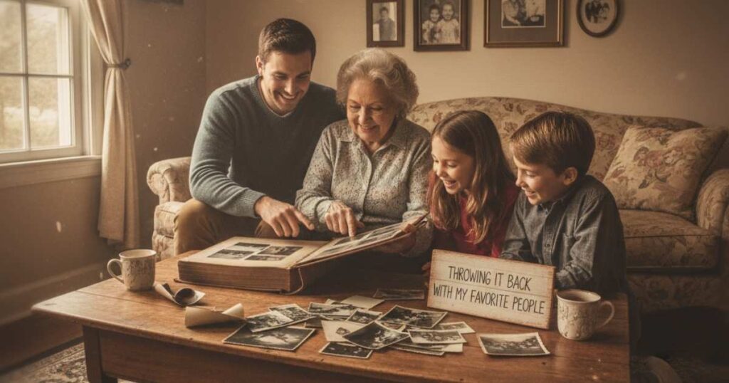 Family Captions For Throwback Photos