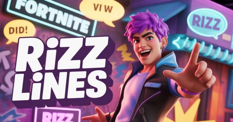 Fortnite Rizz Lines