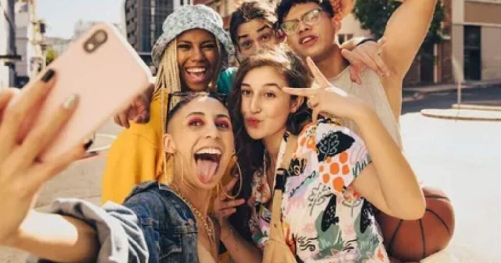 Funny Group Selfie