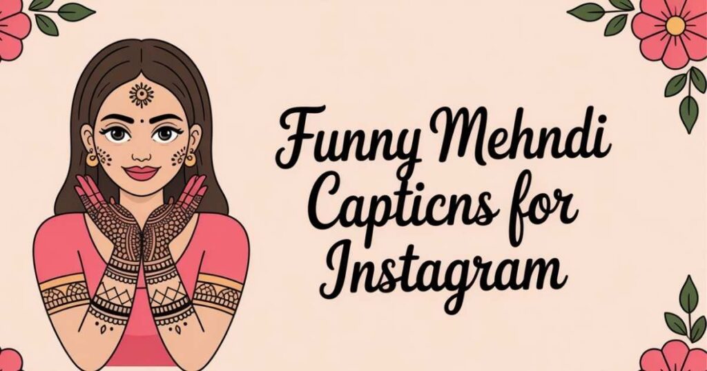 Funny Mehndi Captions for Instagram