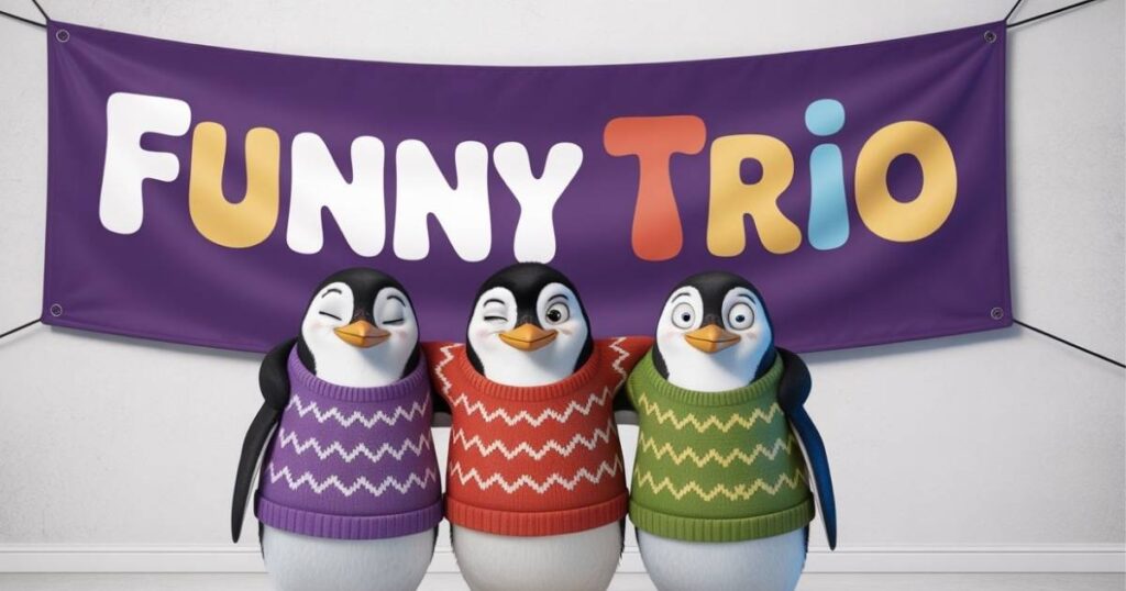 Funny Trio Captions For Instagram