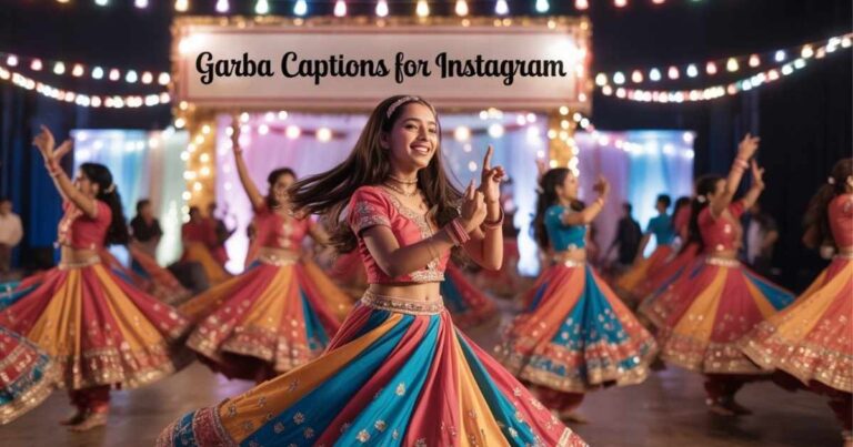 Garba captions for instagram