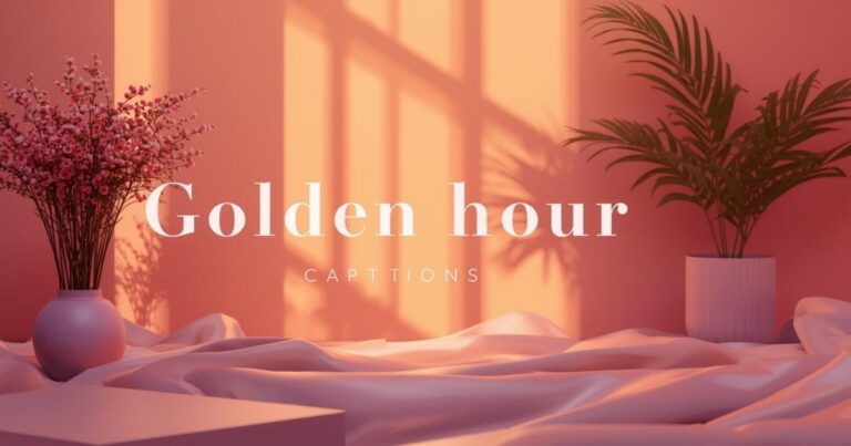 Golden Hour Captions