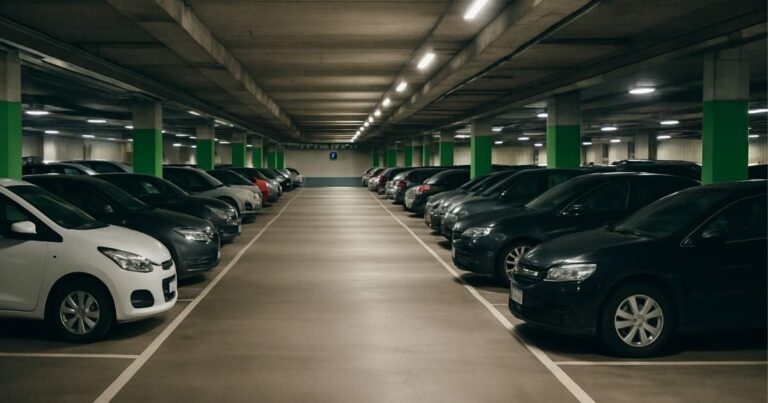 Parking garage captions