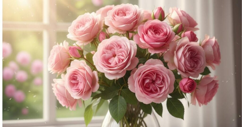Pink Rose Captions For Instagram