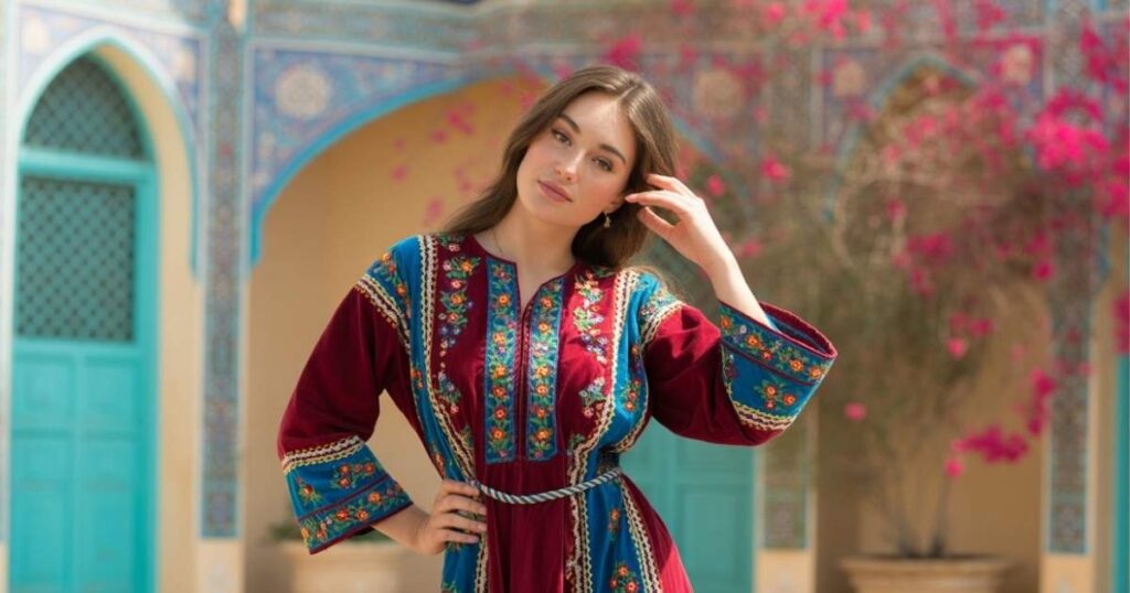 Traditional Look Captions For Instagram For Girl