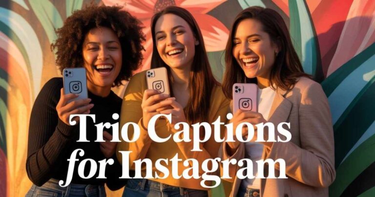 Trio Captions for Instagram