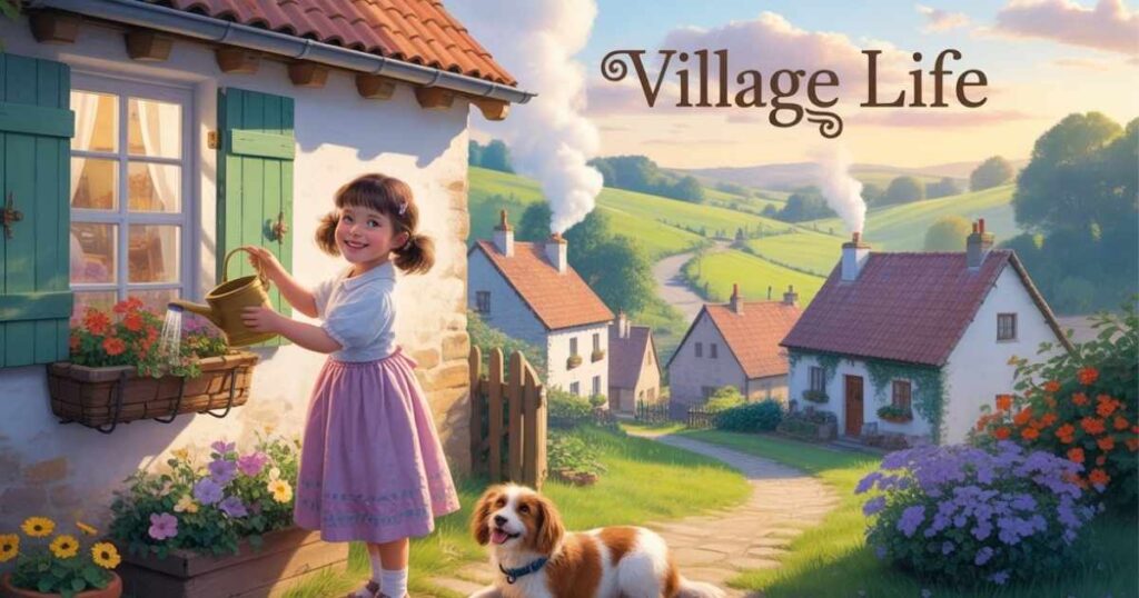 Village Life Captions