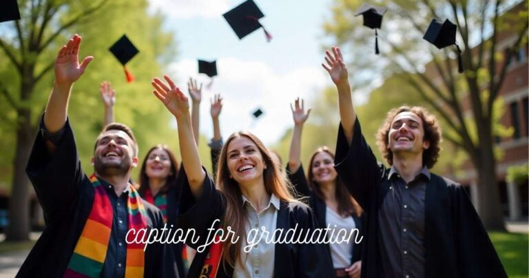 caption for graduation