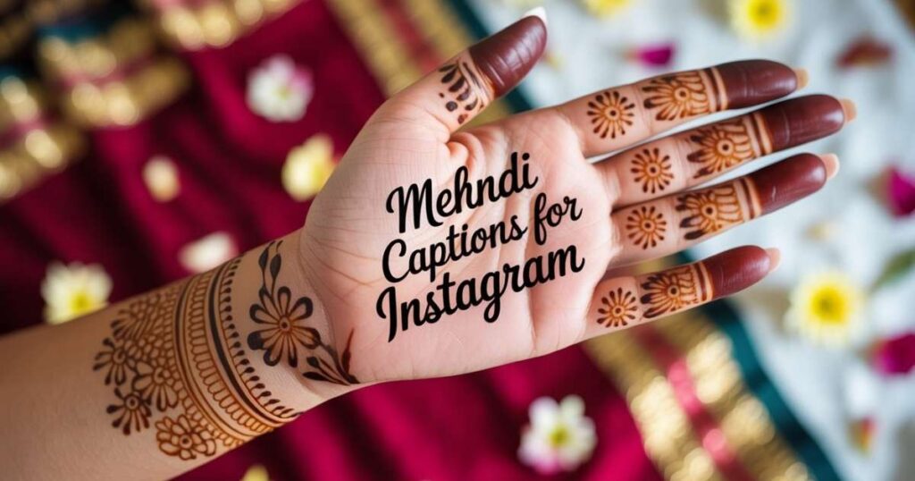 Mehndi Captions for Instagram