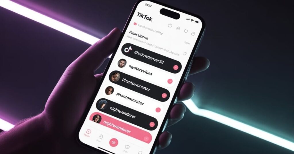 Anonymous Names For TikTok