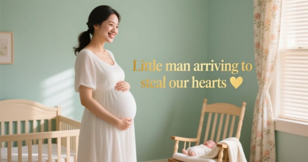 Baby Boy Announcement Captions