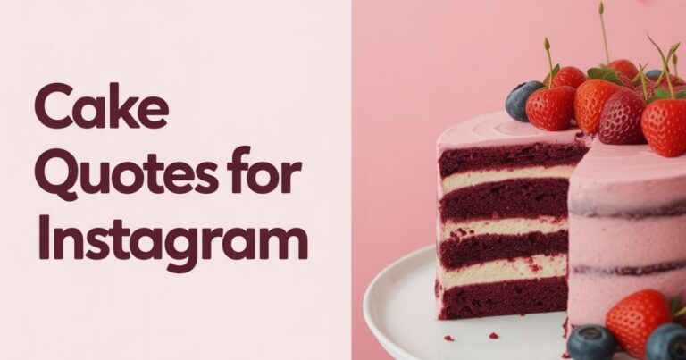 Cake quotes for Instagram