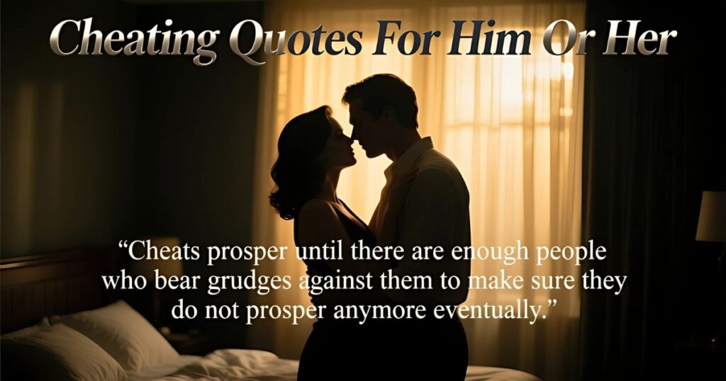 Cheating Quotes For Him Or Her
