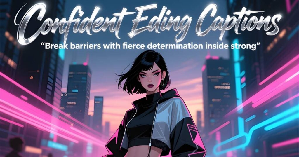 Confident Edging Captions