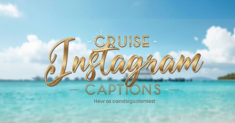 Cruise Captions