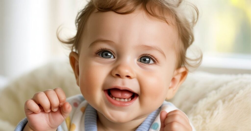 Cute Captions For Baby Boy Laugh And Smile