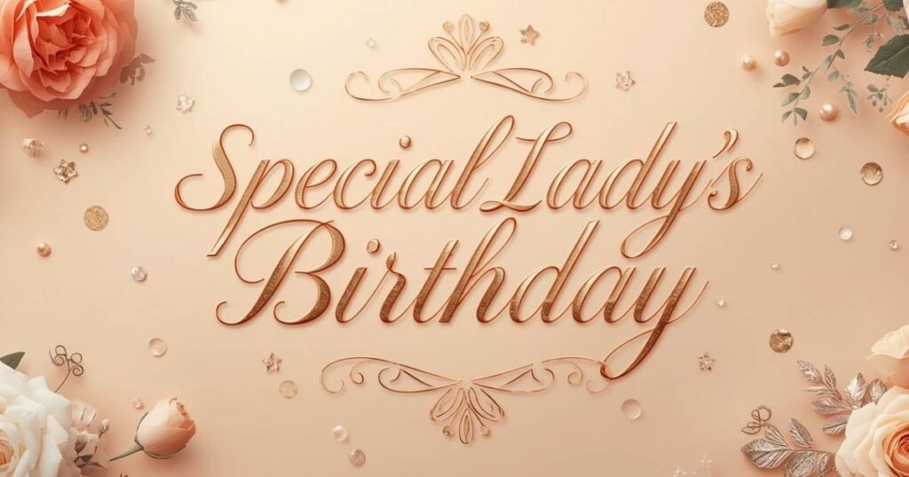 Emotional Birthday Captions For The Special Lady