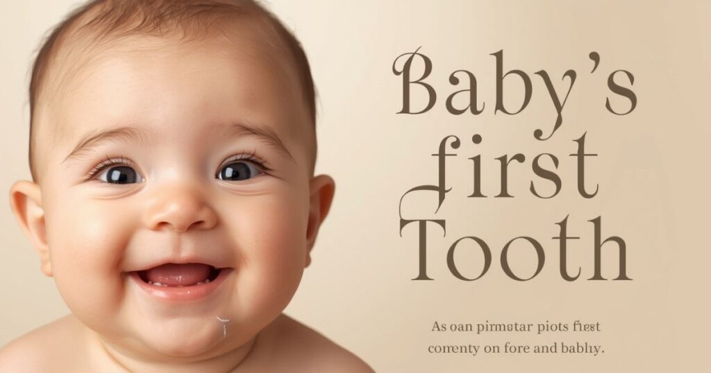 First Tooth Captions