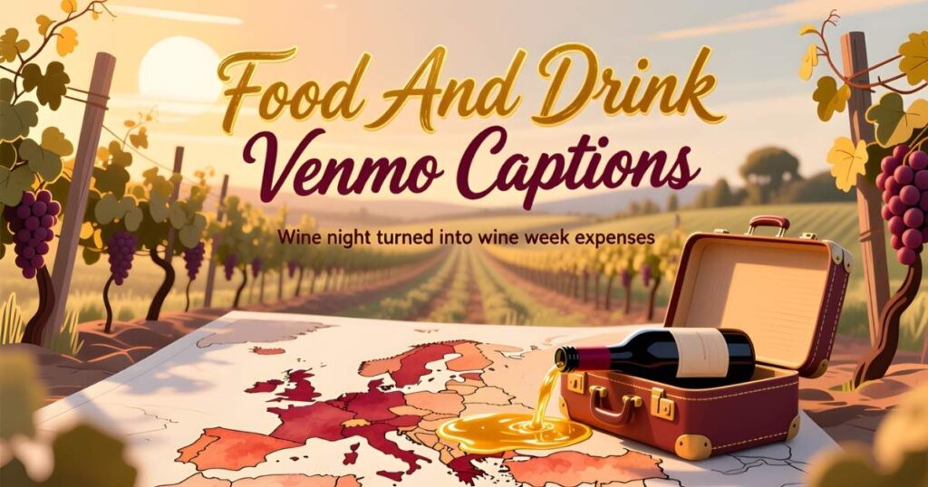 Food And Drink Venmo Captions