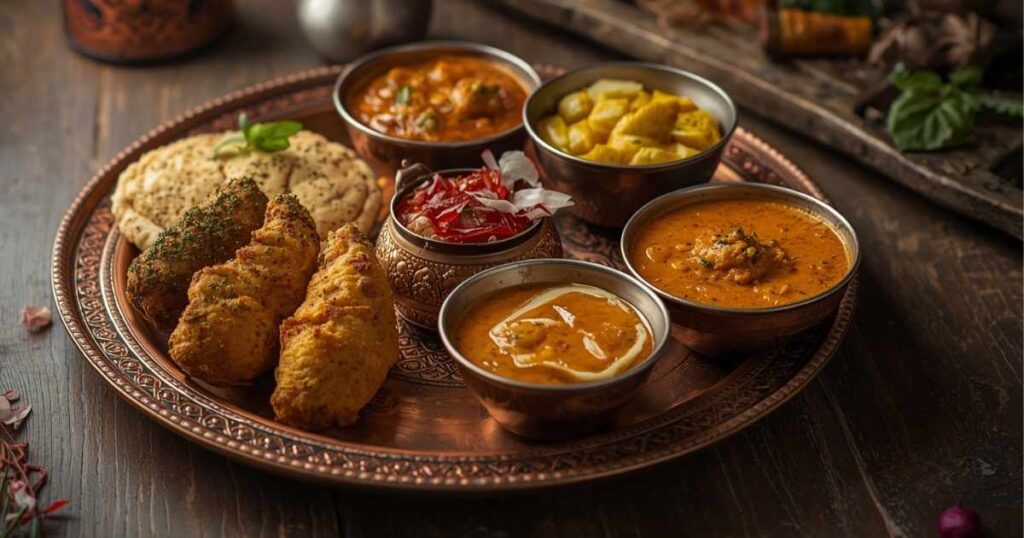 Food & Kashmiri Cuisine Captions