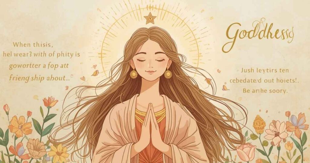 Friendship Goddess Captions