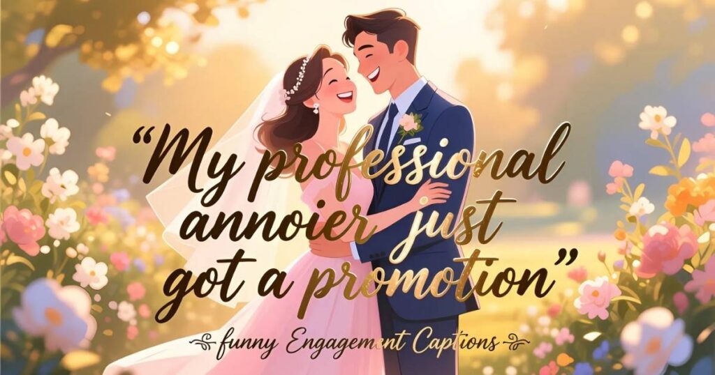 Funny Engagement Captions
