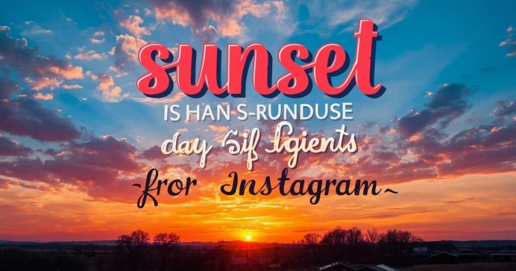 Funny Sunset Captions For Instagram