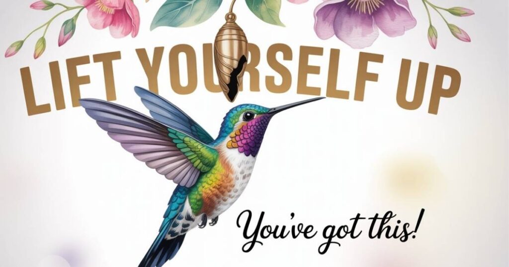 Inspirational Comeback Captions: Lift Yourself Up