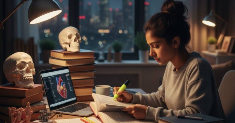 Medical student caption for Instagram