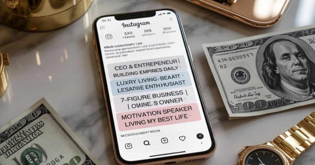 Millionaire Bio Ideas for Instagram
