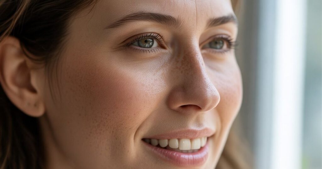 Natural Beauty Bare Face Captions