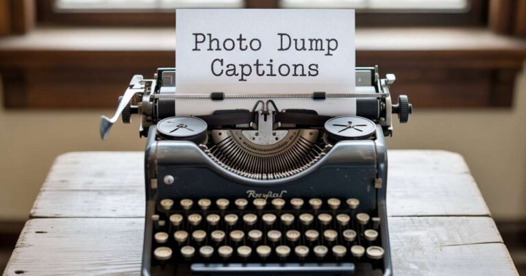 Photo Dump Captions