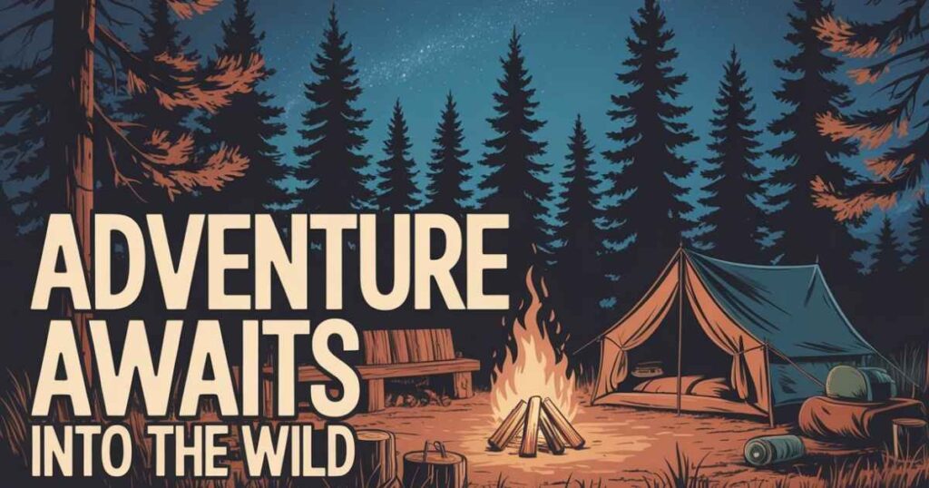 Pine Trees And Camping Captions
