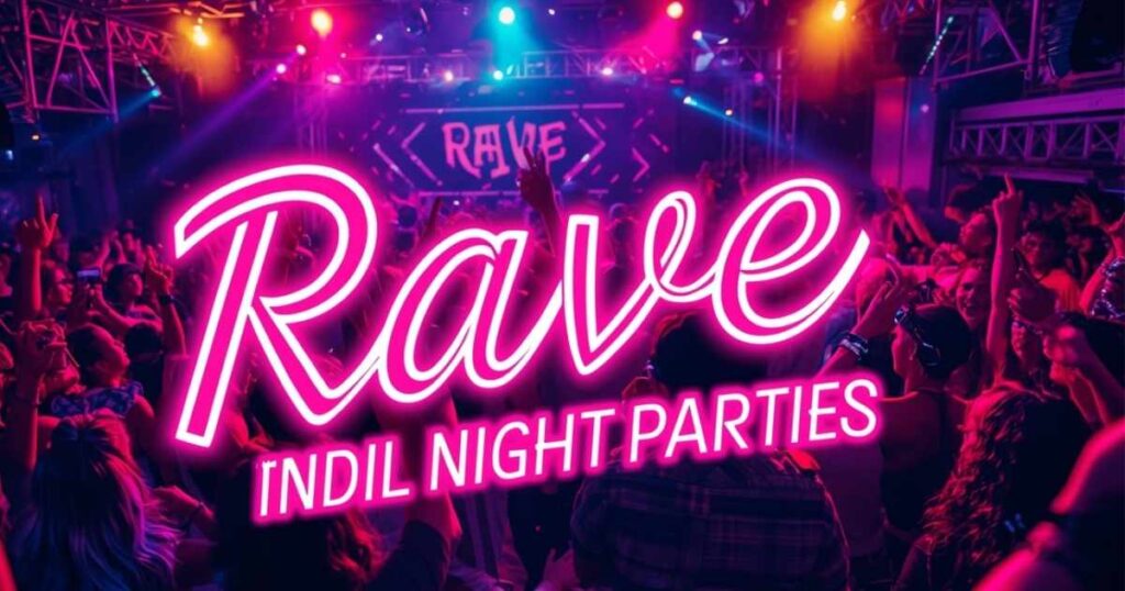 Rave Instagram Captions for All Night Parties