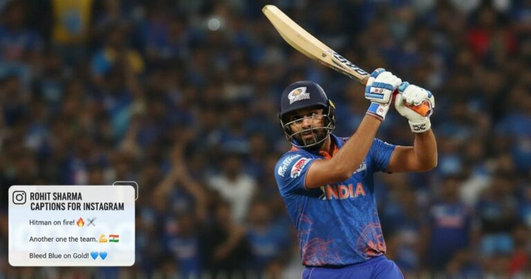 Rohit Sharma Captions for Instagram
