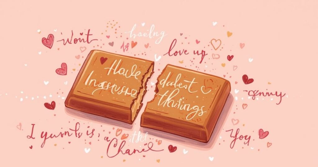 Romantic KitKat Captions 